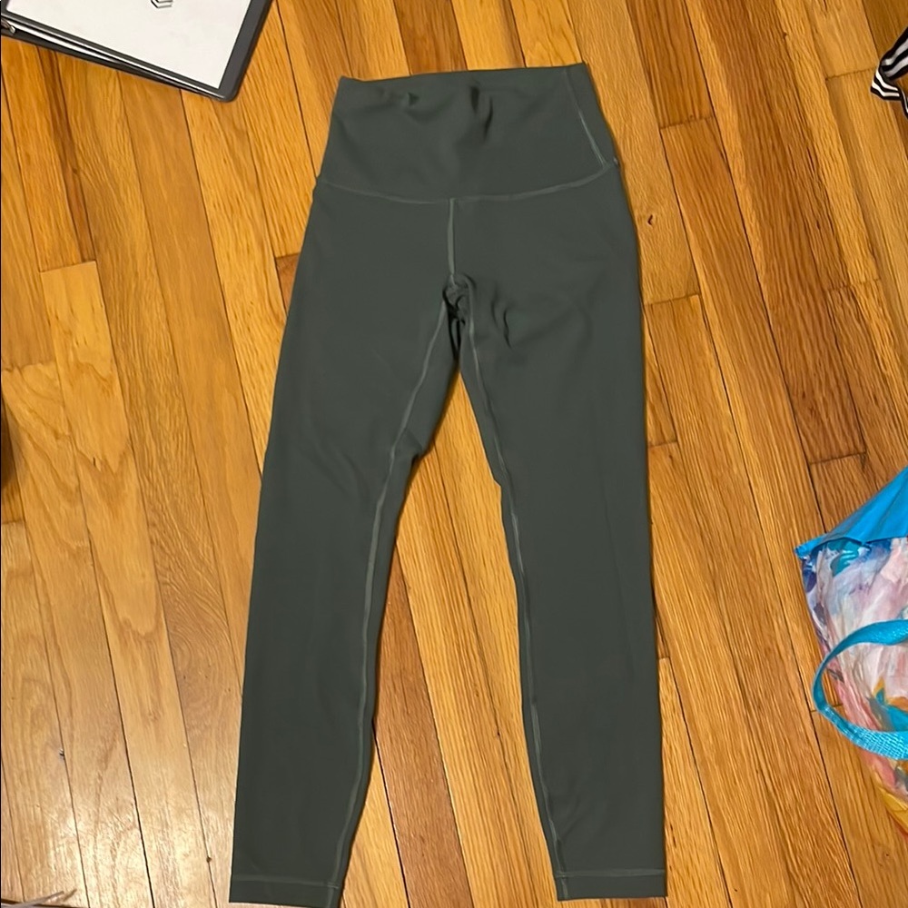 Lululemon Athletica Gray High-Waisted Leggings